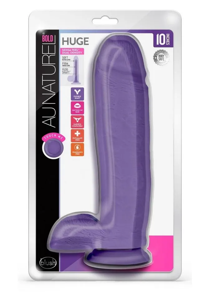 Au Naturel Bold Huge Dildo with Suction Cup and Balls Au Naturel Female Sex Toys