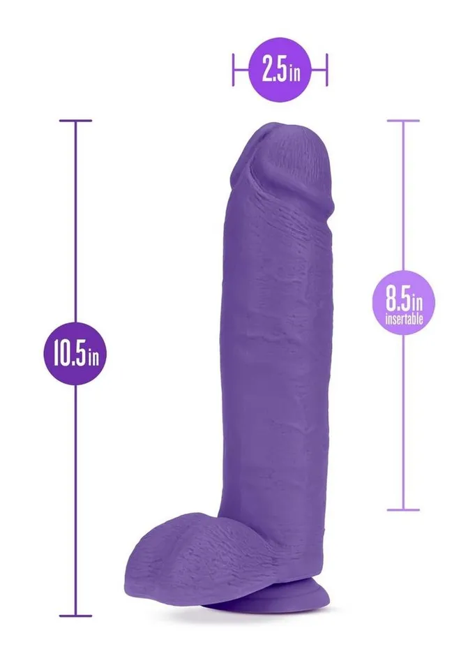 Au Naturel Bold Huge Dildo with Suction Cup and Balls Au Naturel Female Sex Toys