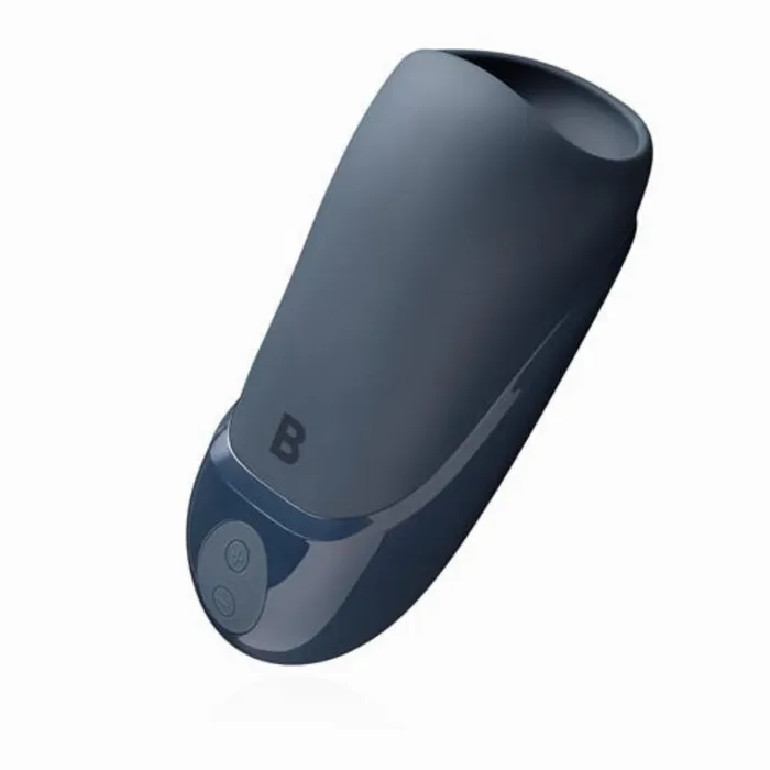 Boners Male Sex Toys Boners Vibrating Blowjob Simulator Grey