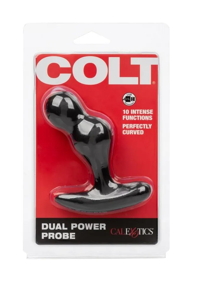 Colt Dual Power Probe Rechargeable Silicone Vibrator Colt Female Sex Toys