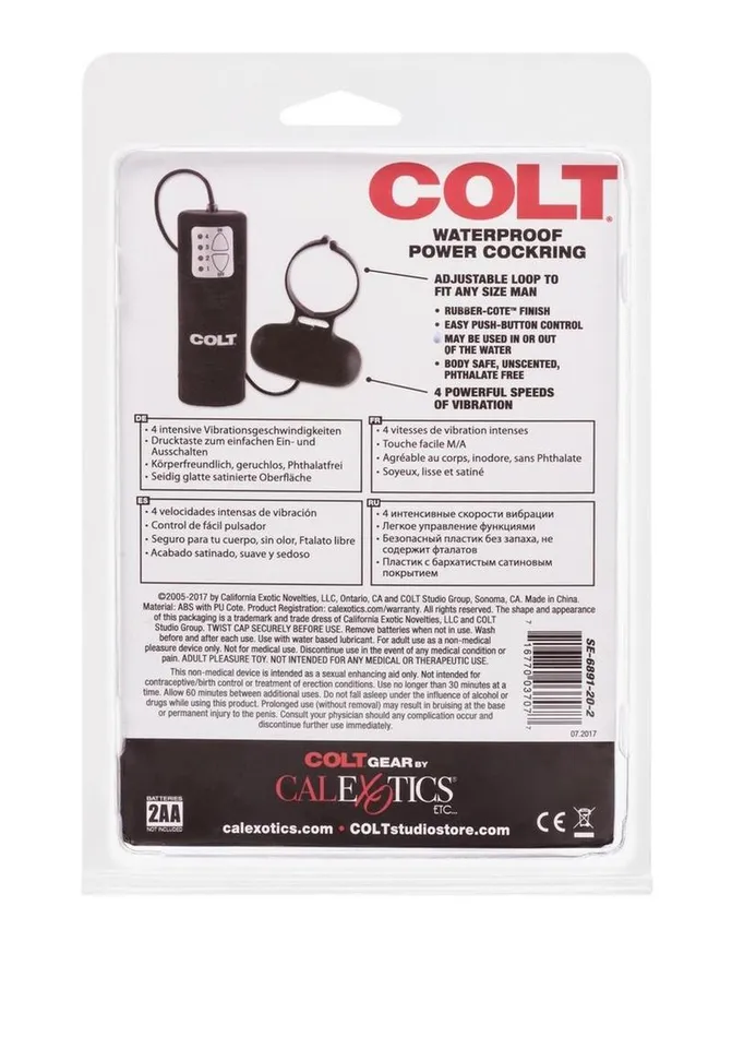 Colt Male Sex Toys Colt Waterproof Power Vibrating Cock Ring