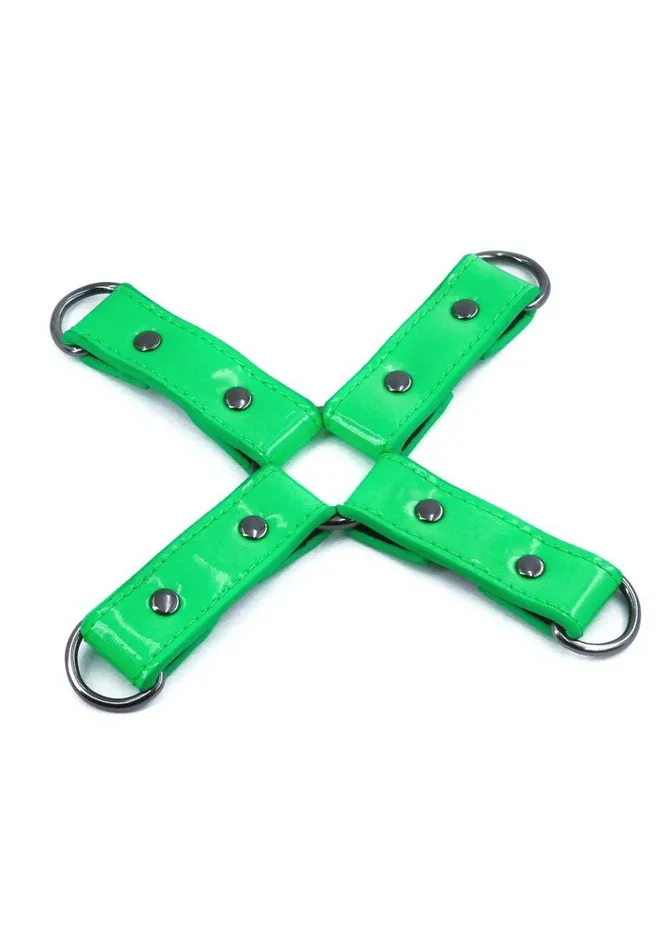 Couples Electra Play Things Electra Play Things Pu Leather Hog Tie