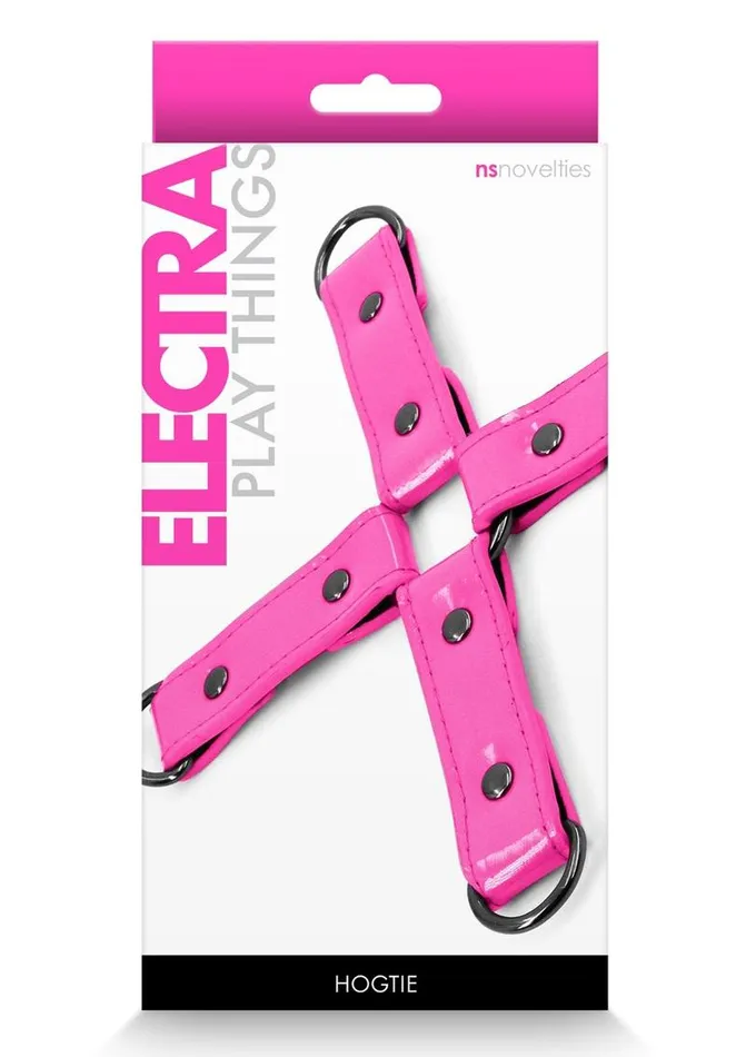 Couples Electra Play Things Electra Play Things Pu Leather Hog Tie