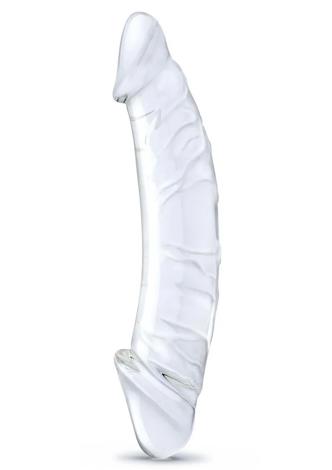 Dildos Glas Girthy Realistic Glass Double Dong Glas
