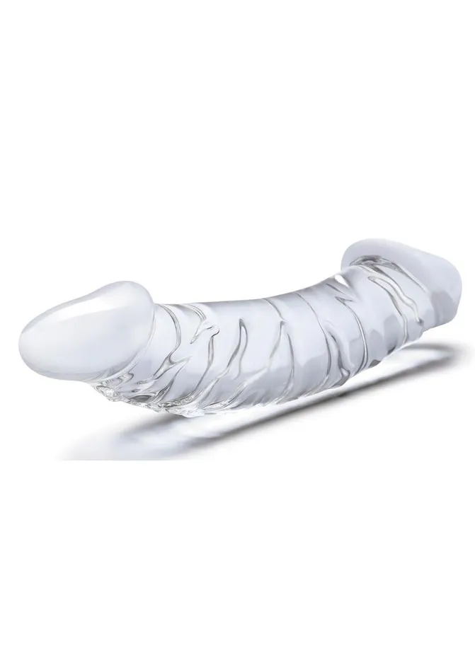 Dildos Glas Girthy Realistic Glass Double Dong Glas