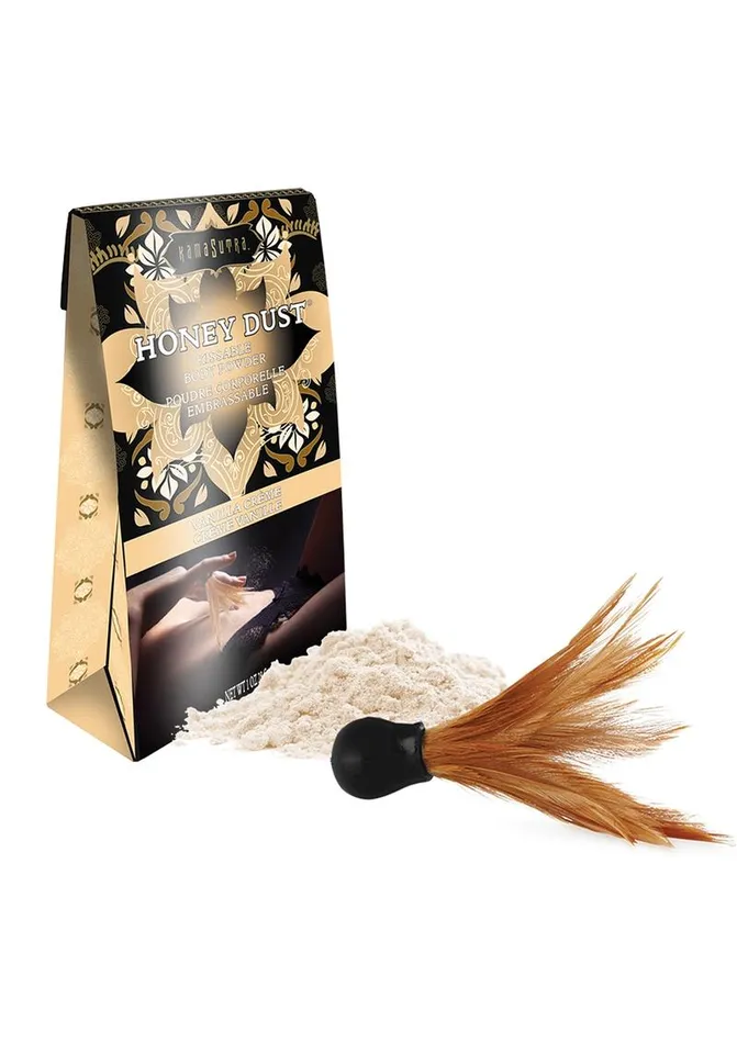 Dildos Honey Dust Kama Sutra Honey Dust Kissable Body Powder Vanilla Creme