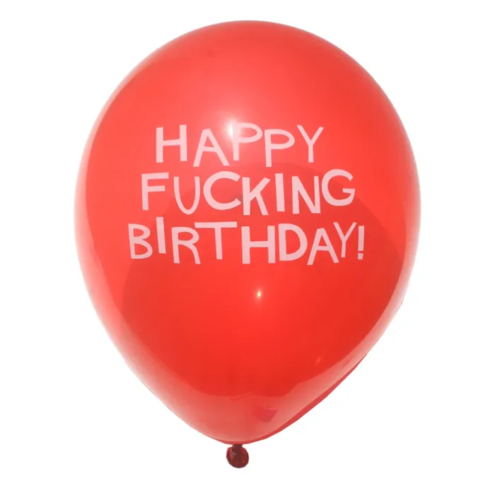 Enhancers Little Genie XRated Birthday Balloons 8 Pack Little Genie