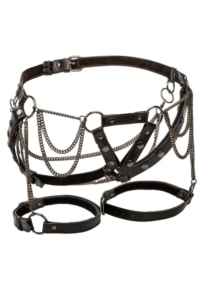 Euphoria Female Sex Toys Euphoria Collection Thigh Harness with Chains Plush Size Euphoria Female Sex Toys Euphoria Collection Thigh Harness with Chains Plush Size