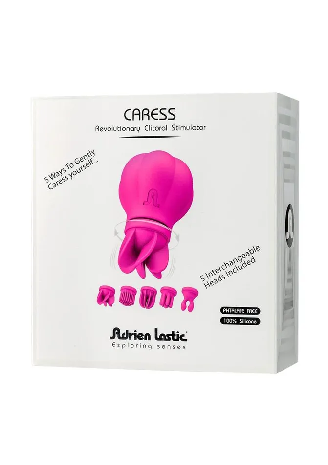 Female Sex Toys Adrien Lastic Caress Rechargeable Silicone Clitoral Stimulator