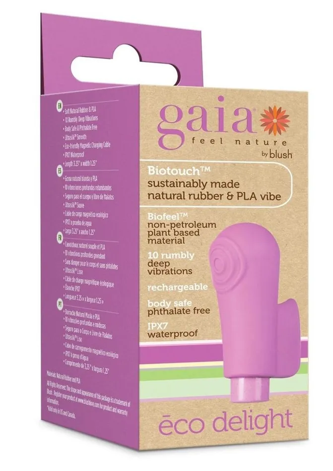 Female Sex Toys Gaia Eco Delight Rechargeable Plant Based Vibrator Gaia