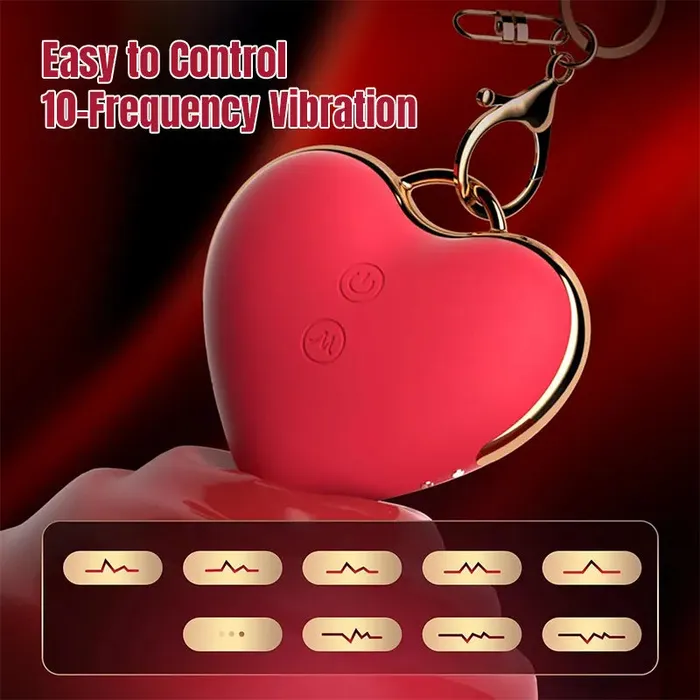 Female Sex Toys Inyarose HeartShaped Suction Vibrator