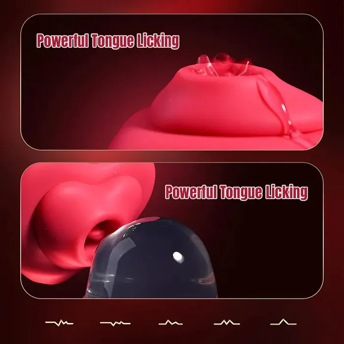 Female Sex Toys Inyarose HeartShaped Suction Vibrator