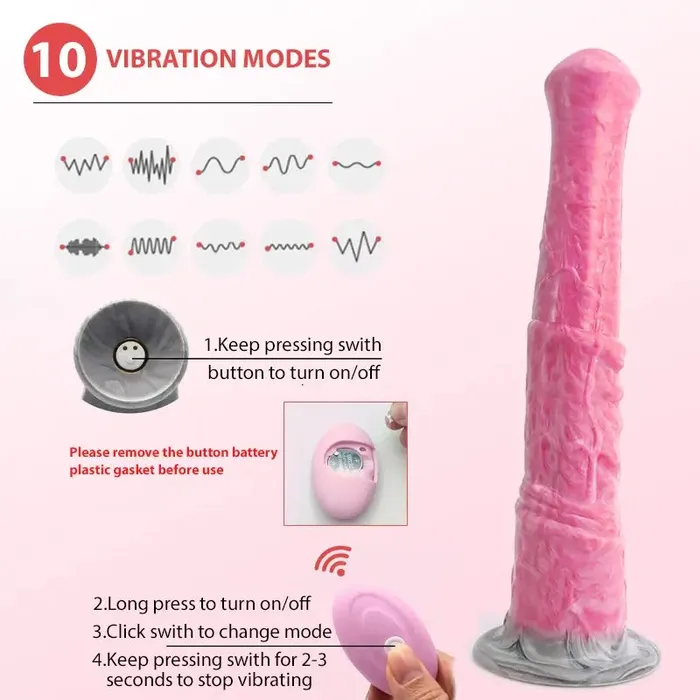 Female Sex Toys Inyarose Realistic Long Horse Dildo Vibrator