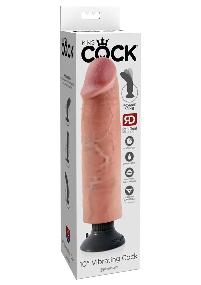 Female Sex Toys King Cock King Cock Vibrating Realistic Dildo Waterproof Female Sex Toys King Cock King Cock Vibrating Realistic Dildo Waterproof