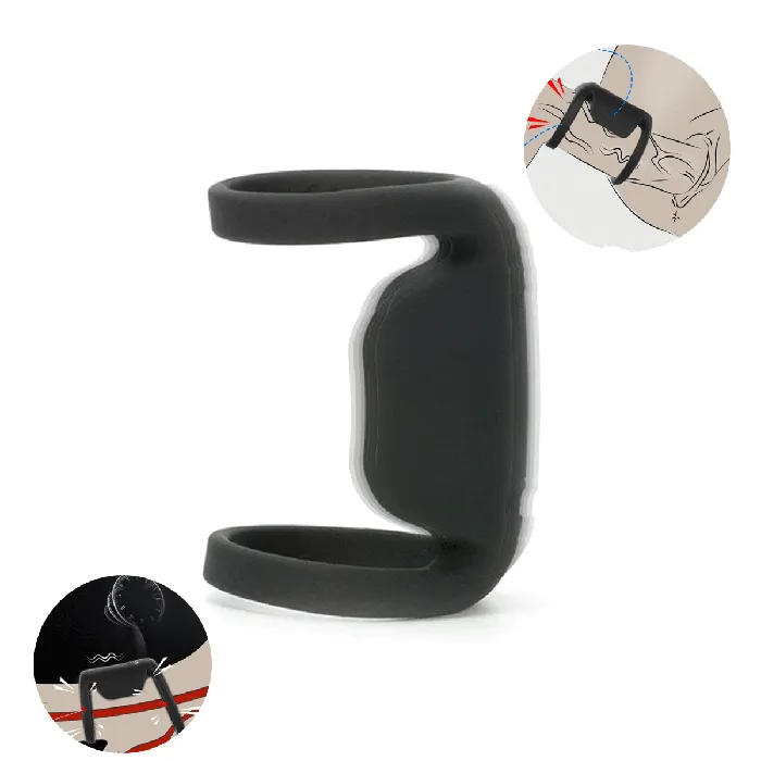 Female Sex Toys The Bad Peach Royal Soft Silicone MINI Cock Ring Vibrator