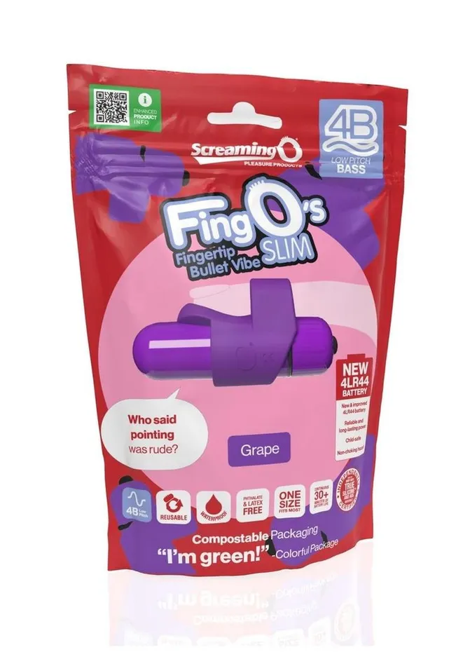FingO Female Sex Toys 4b Fingo Slim Finger Vibrator
