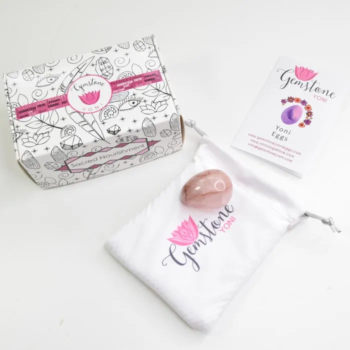 Gemstone Yoni Vibrators Fire Quartz Yoni Eggs