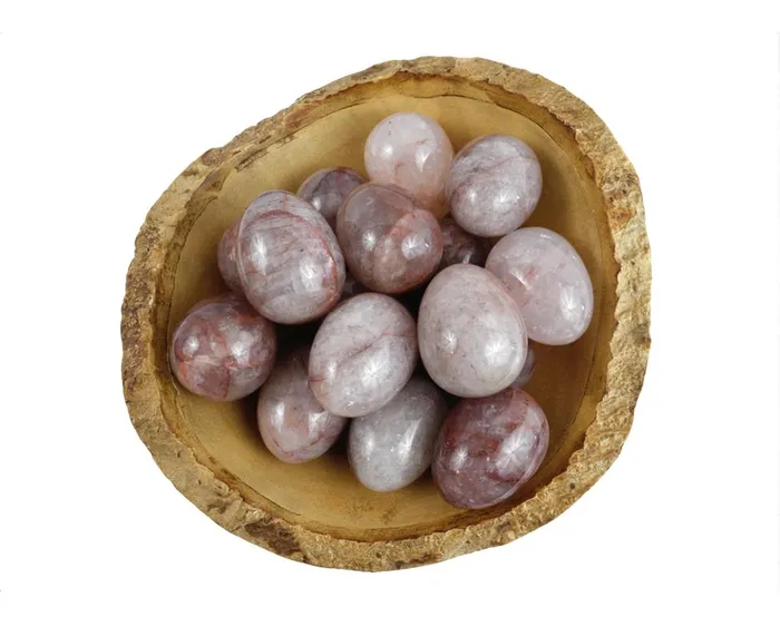 Gemstone Yoni Vibrators Fire Quartz Yoni Eggs