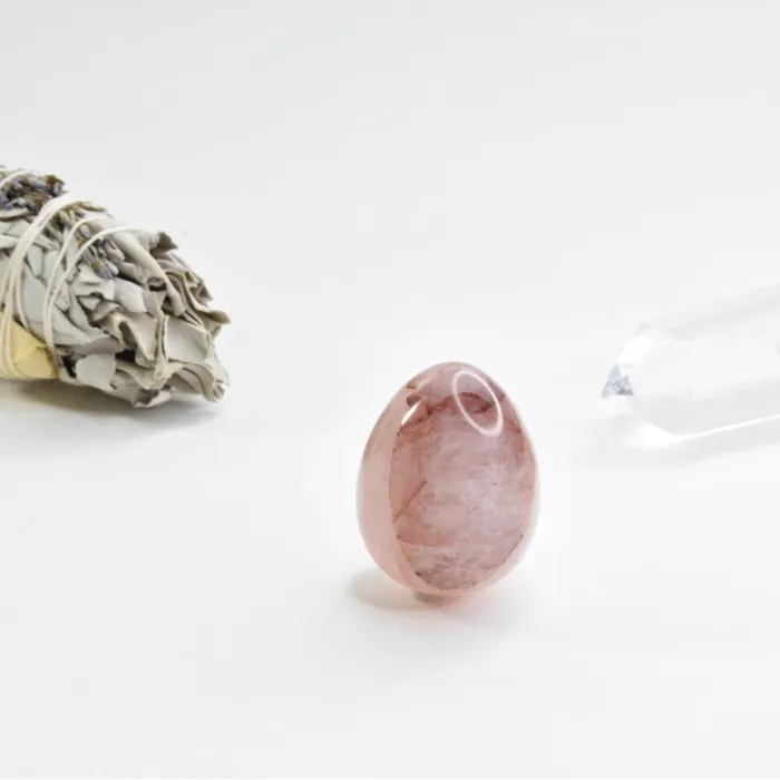 Gemstone Yoni Vibrators Fire Quartz Yoni Eggs