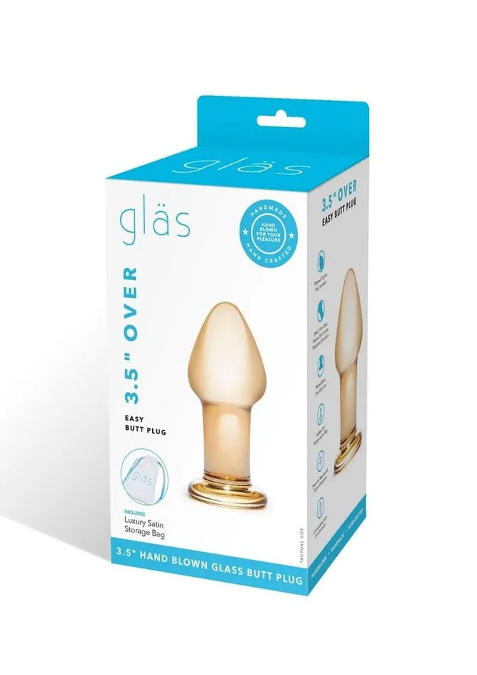 Glas Over Easy Butt Plug Glas Anal