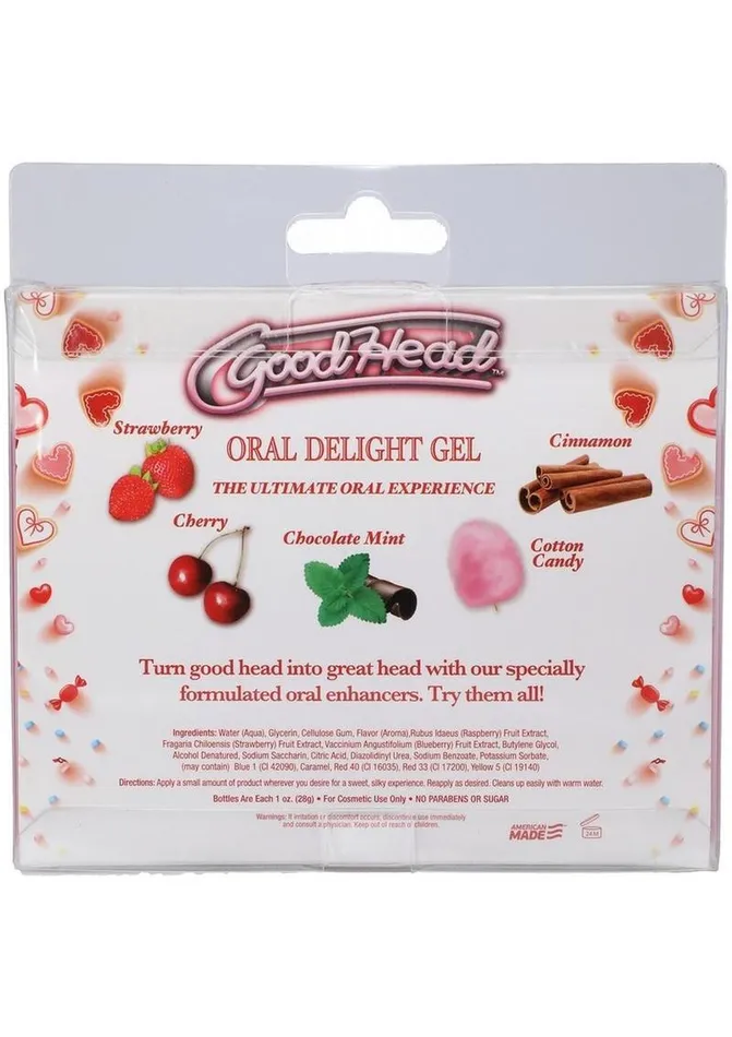 GoodHead Enhancers Goodhead Oral Delight Gel Assorted Flavors