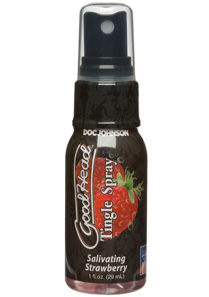 GoodHead Goodhead Tingle Spray Salivating Strawberry Vibrators