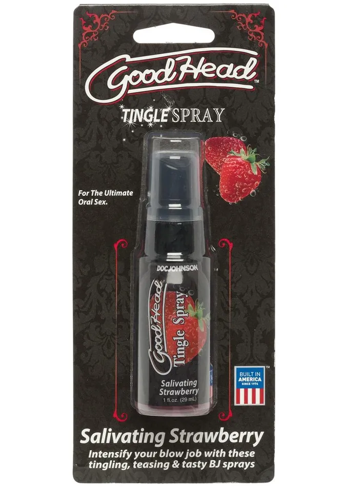GoodHead Goodhead Tingle Spray Salivating Strawberry Vibrators