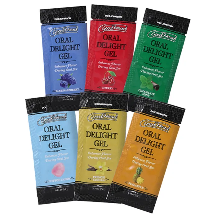GoodHead Oral Delight Gel 6 Pack 024oz GoodHead Enhancers