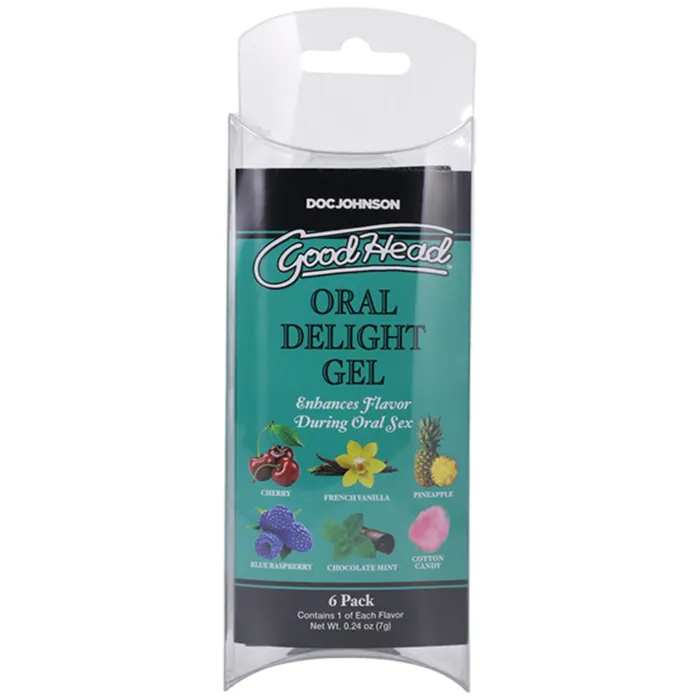 GoodHead Oral Delight Gel 6 Pack 024oz GoodHead Enhancers