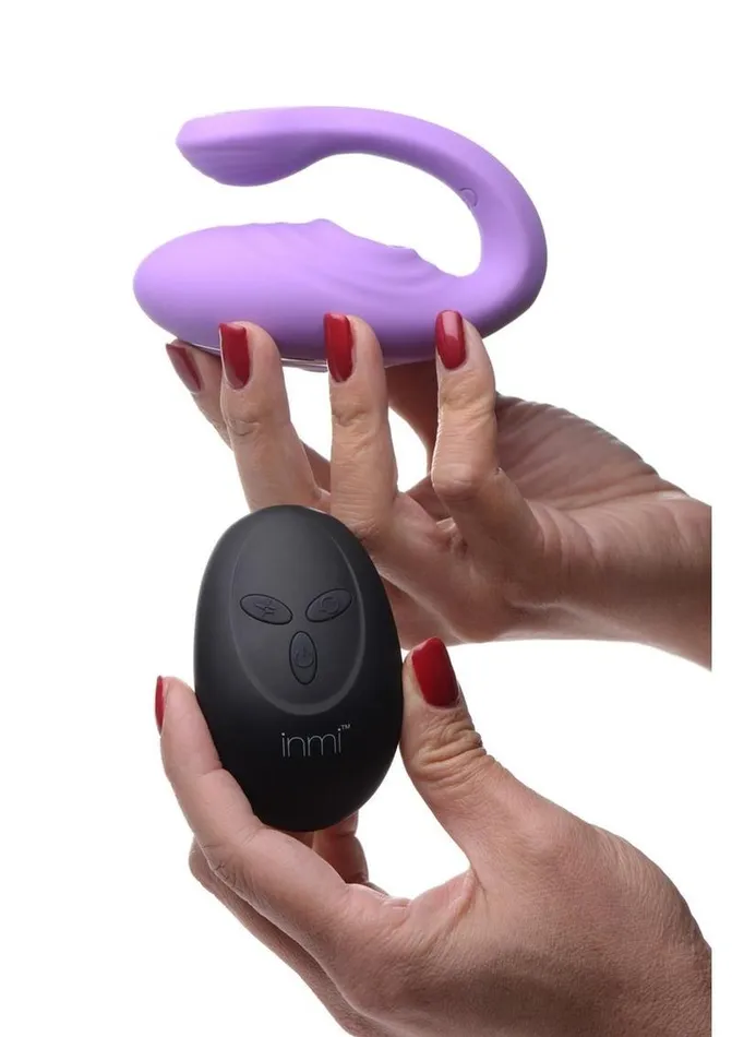 Inmi Female Sex Toys Inmi 7x Pulse Pro Pulsing Silicone Rechargeable Clit Stim Vibe with Remote Control