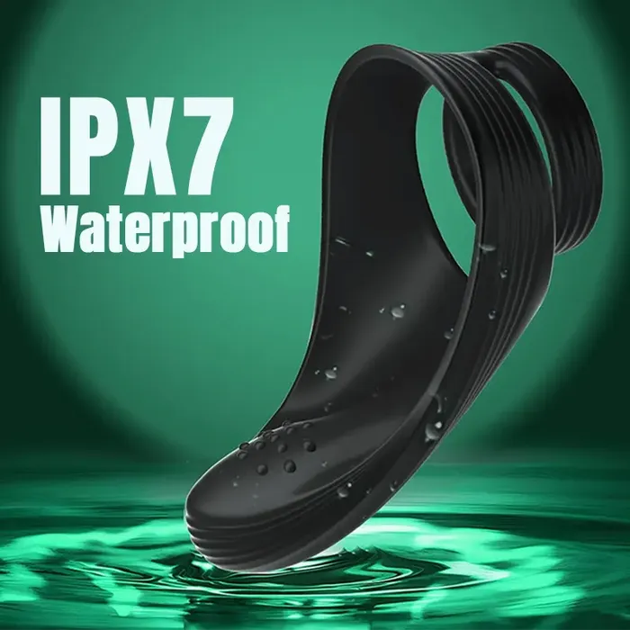 Inyarose Couples Double Ring Vibrating Cock Ring