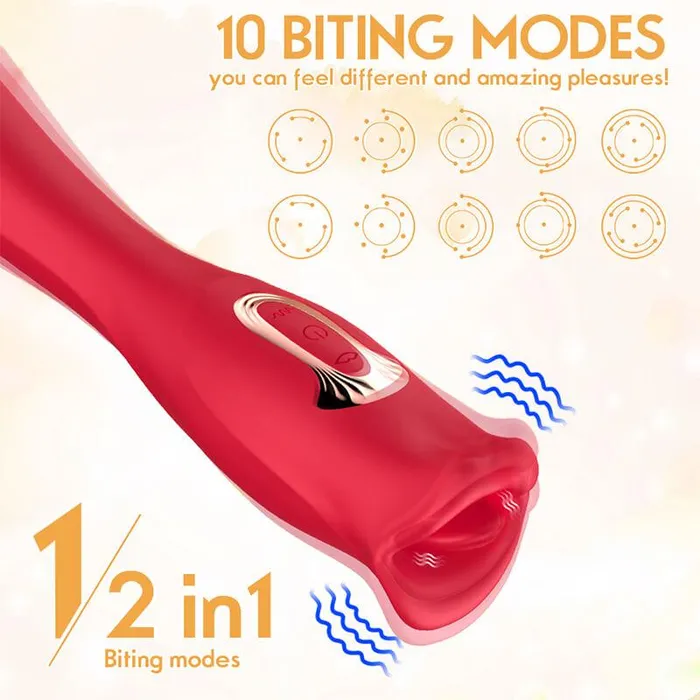 Inyarose Female Sex Toys TongueLicking Clitoral Vibrator