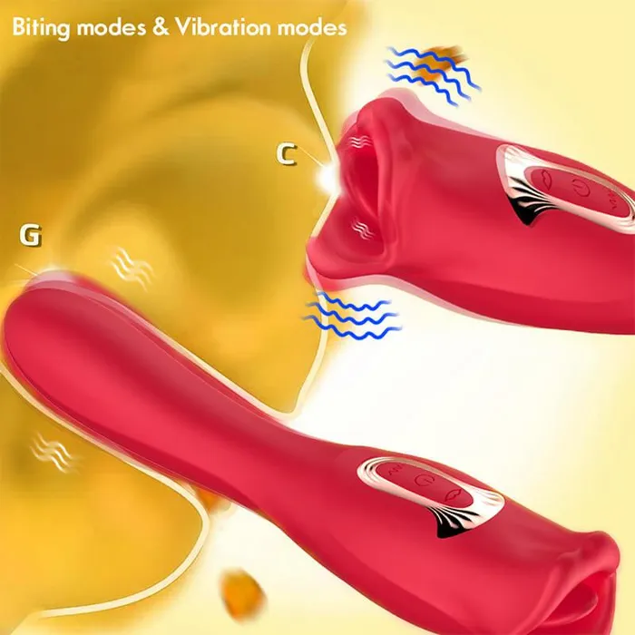 Inyarose Female Sex Toys TongueLicking Clitoral Vibrator