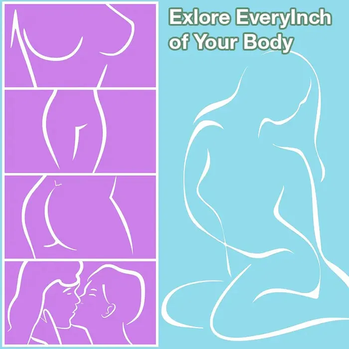 Inyarose RingShaped Handheld Vibrating Massager Male Sex Toys