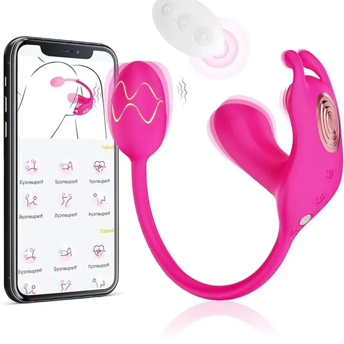 Inyarose Vibrators Rabbit Ear Shaped Wearable Vibrator