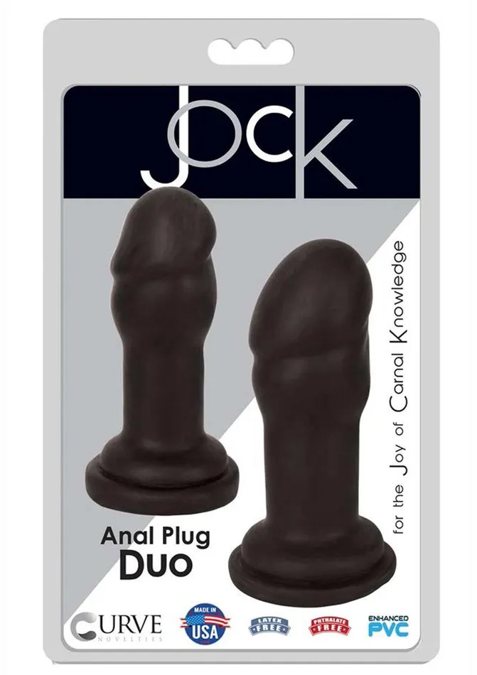 Jock Male Sex Toys Jock Anal Plug Duo Penis Heads