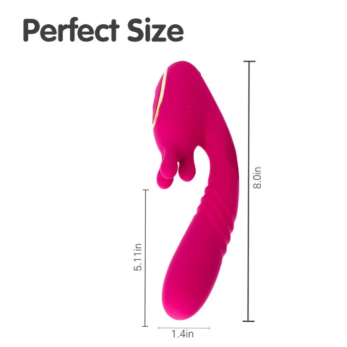 Layla Thrusting Gspot Rabbit Vibrator The Bad Peach Store Vibrators