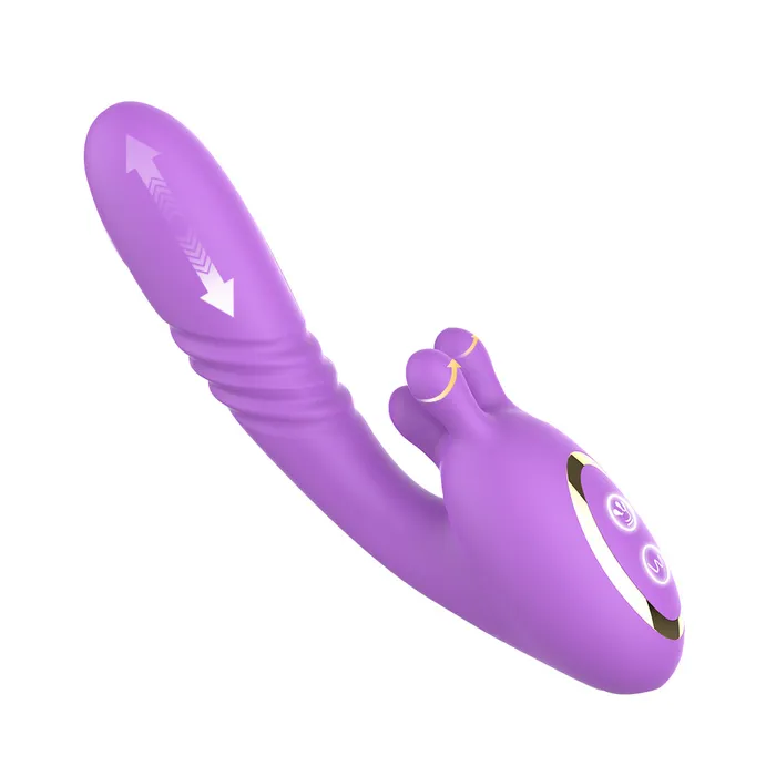 Layla Thrusting Gspot Rabbit Vibrator The Bad Peach Store Vibrators