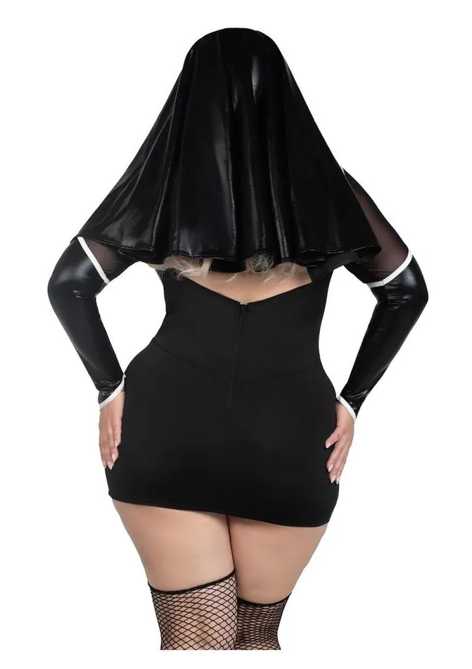 Leg Avenue Male Sex Toys Leg Avenue Holy Hottie Set Boned Garter Dress with Cross Accents and Nun Habit 2 Piece 1x2x Leg Avenue Male Sex Toys Leg Avenue Holy Hottie Set Boned Garter Dress with Cross Accents and Nun Habit 2 Piece 1x2x