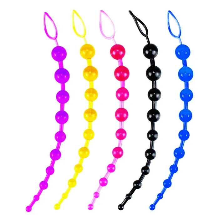 Long Anal Silicone Beads Love Plugs Anal