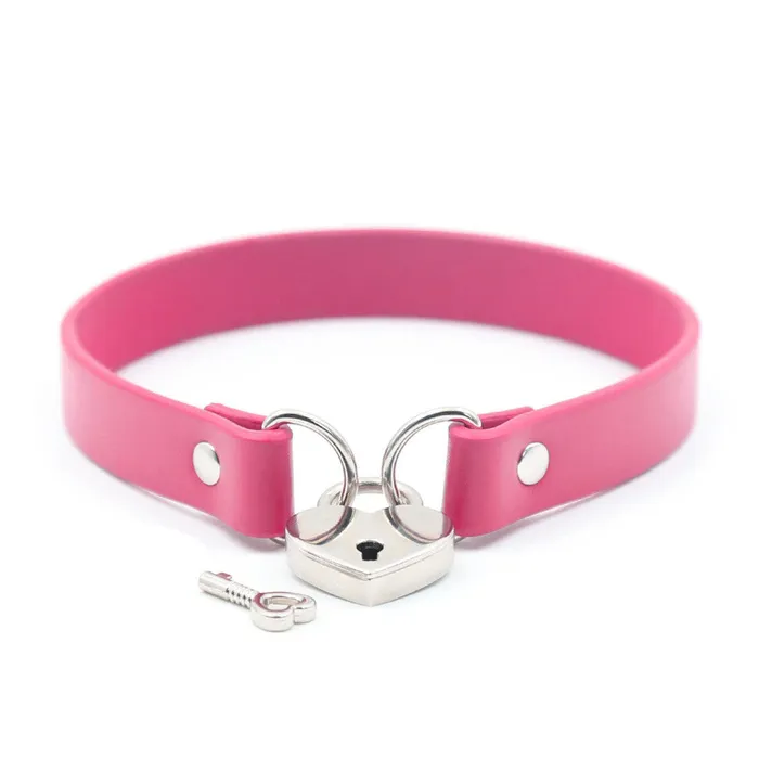 Love Plugs Female Sex Toys Lock my Heart BDSM Collar Love Plugs Female Sex Toys Lock my Heart BDSM Collar