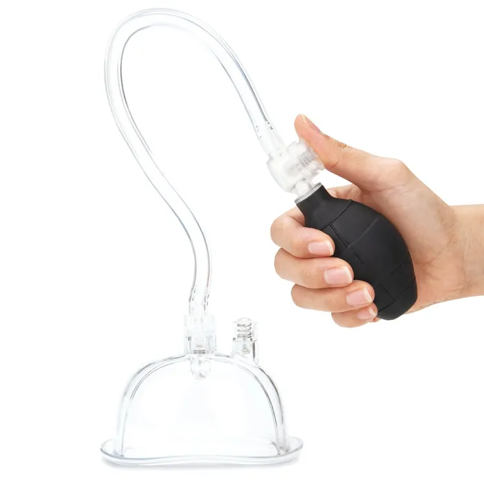 Lux Fetish Male Sex Toys Lux Fetish Deluxe Pussy Pump With Quick Release Valves Clear
