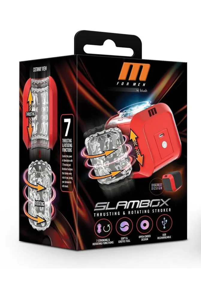 M for Men Male Sex Toys M For Men Slambox Rechargeable Masturbator