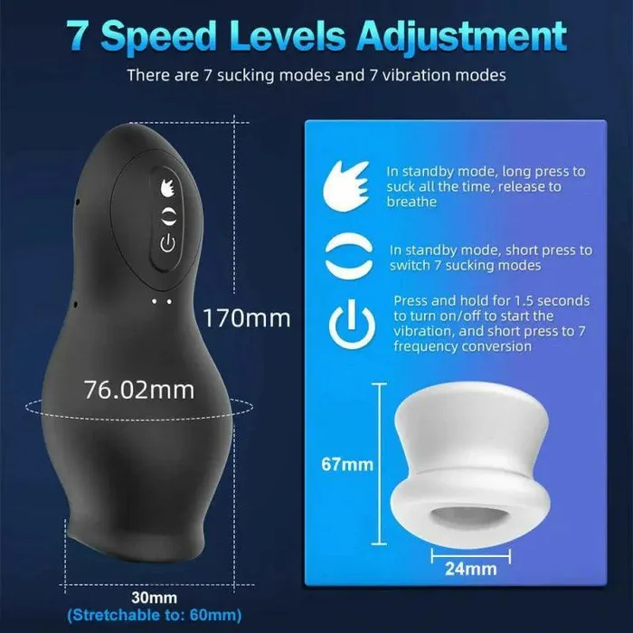Male Sex Toys Automatic Sucking Massage Masturbation Cup Inyarose