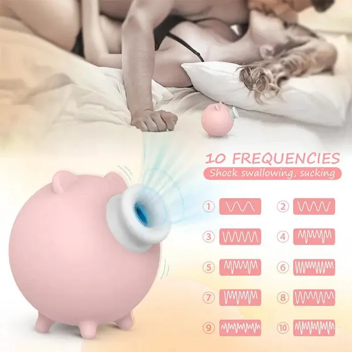 Male Sex Toys Inyarose Pink Pig Clitoris Sucking Masturbator