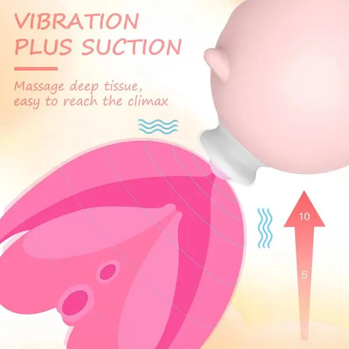 Male Sex Toys Inyarose Pink Pig Clitoris Sucking Masturbator