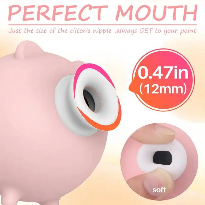Male Sex Toys Inyarose Pink Pig Clitoris Sucking Masturbator