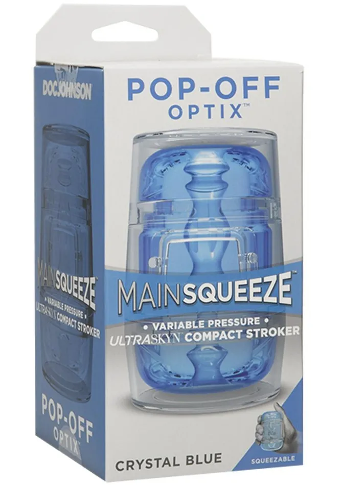 Male Sex Toys Main Squeeze Main Squeeze Pop Off Ultraskyn Compact Masturbator