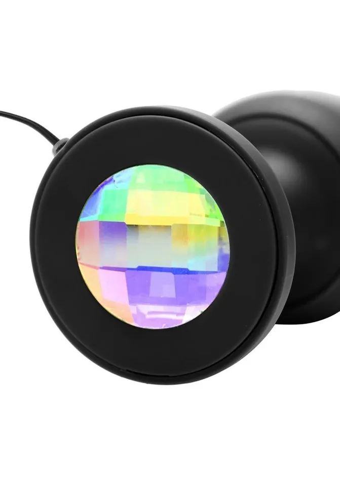 Male Sex Toys Master Series Paragon Gem Accented Vibrating Anal Plug Master Series