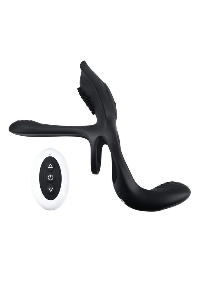 Male Sex Toys Playboy Playboy The 3 Way Rechargeable Silicone Cock Ring